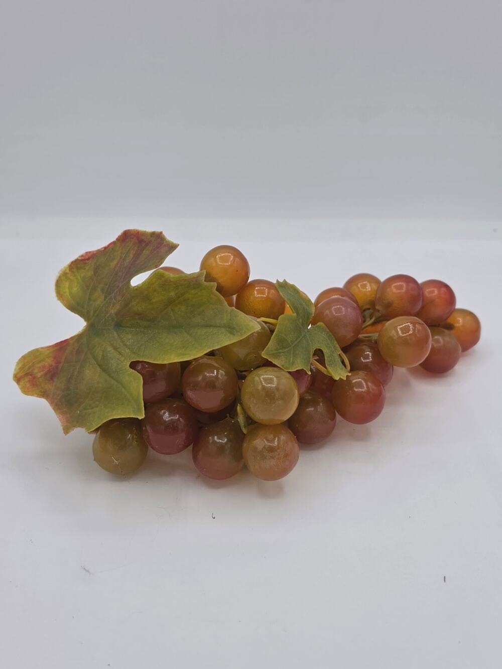 Vintage Mid Century Faux Rubber Grape Cluster 9" Retro Kitchen Table Decor MCM